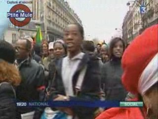 Manif de solidarité à Paris