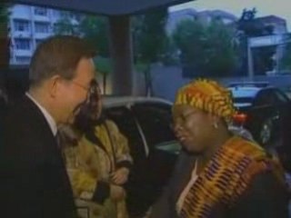 U.N. Secretary General Visits South Africa
