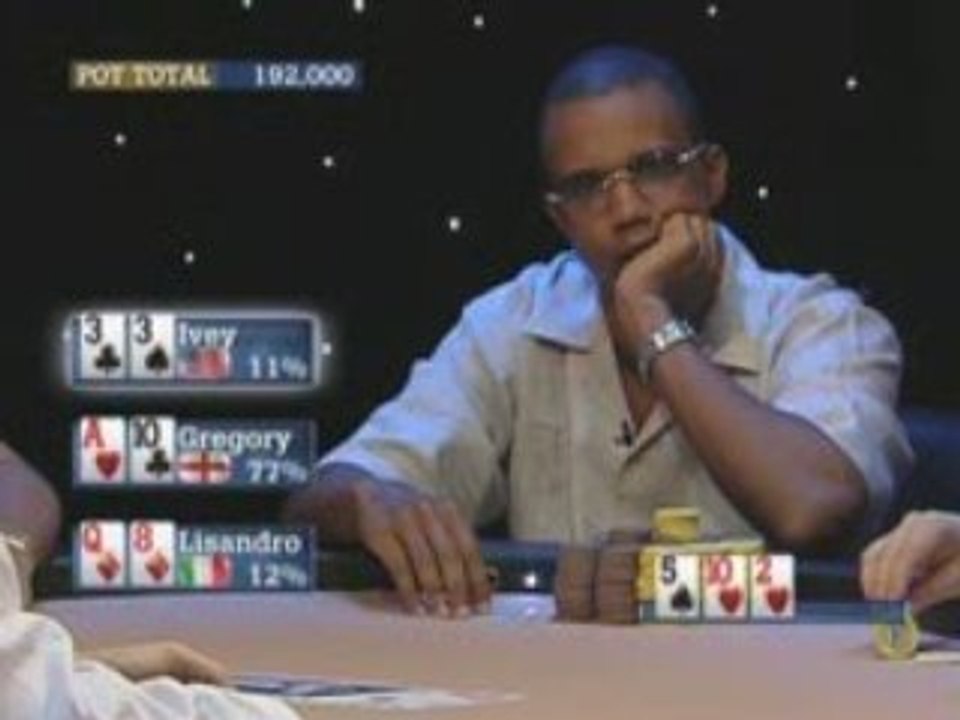 Poker EPT 3 Barcelone Gregory vs Phil Ivey vs Lisandro