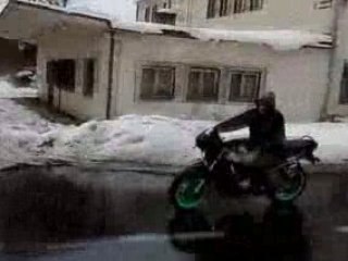 Zimowe wyżywanie sie na CBR-ce