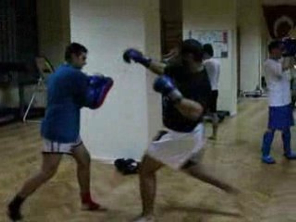 muay thai, pad training