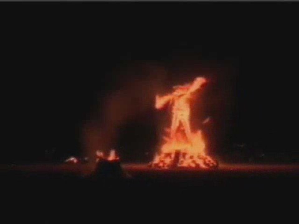 956 BURNING MAN, VOYAGE IN UTOPIA VERSION COURTE