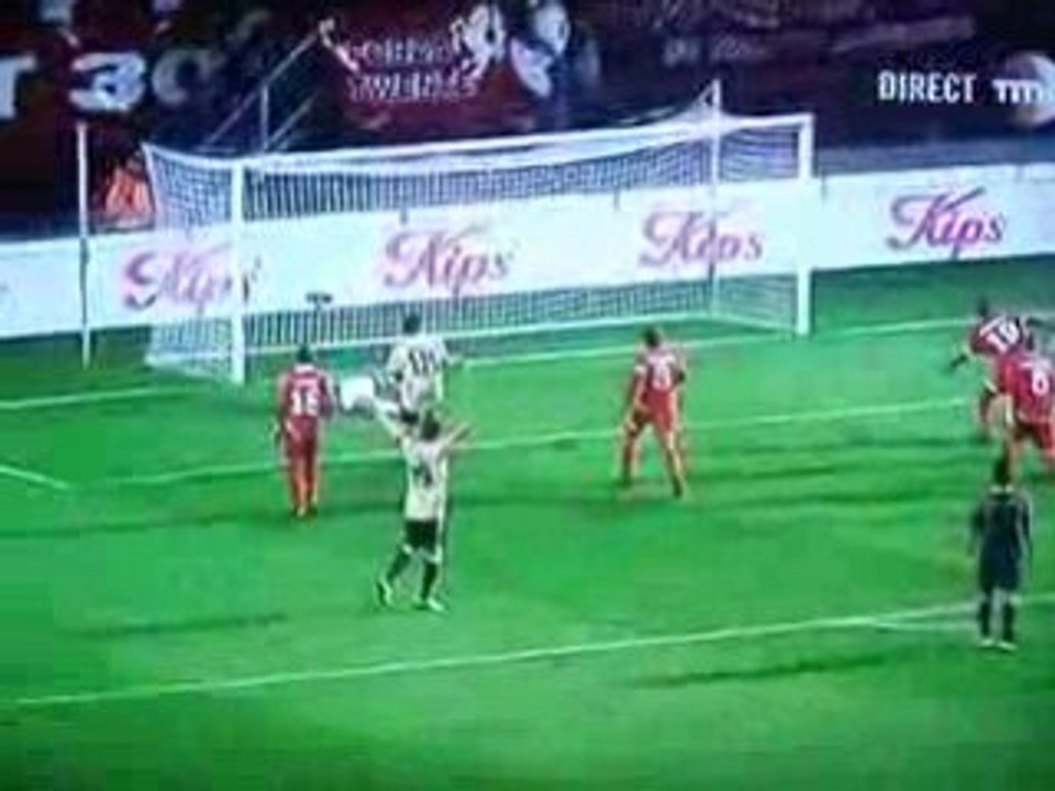 FC Twente - Marseille  coup de franc magnifique ben arfa