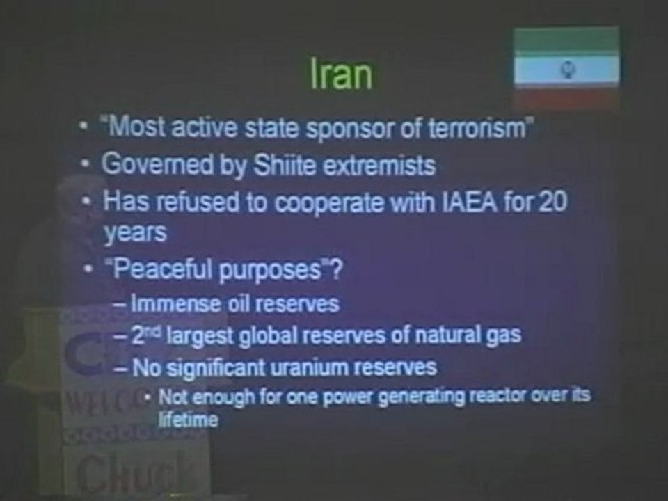 IRAN WEAPONS~NUKES!! CHUCK MISSLER "RED SKY"(6)