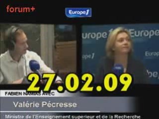 ITW de Valerie Pécresse  (27.02.09)
