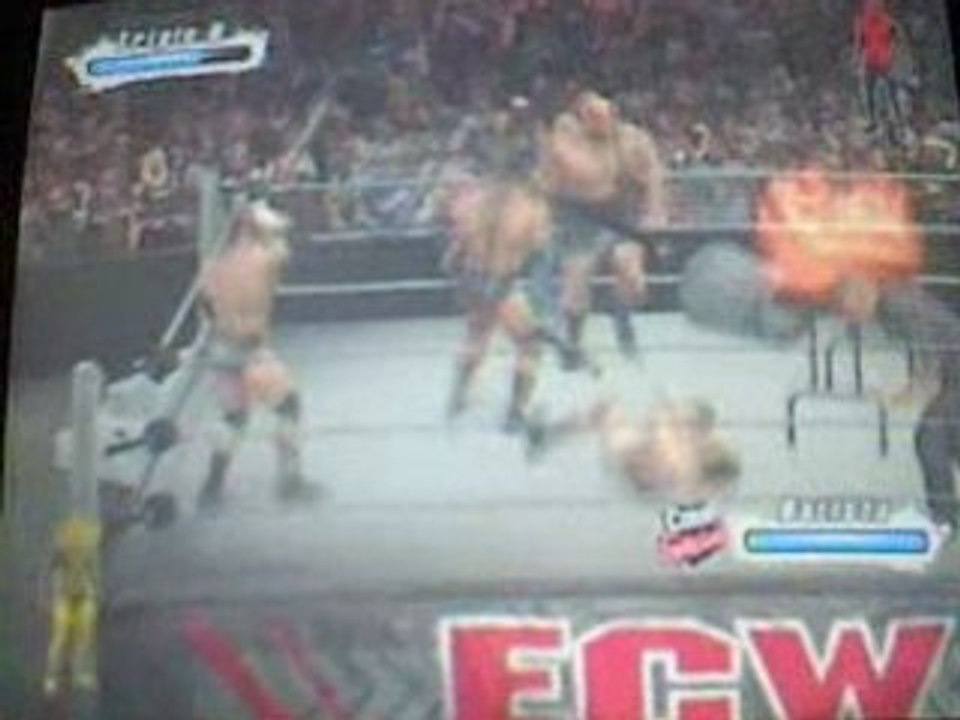 HHH vs Kozlov vs Big Show vs Batista ECW extreme rules match