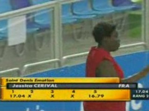 Athlé lancer poids France Elite femmes Lievin 2009