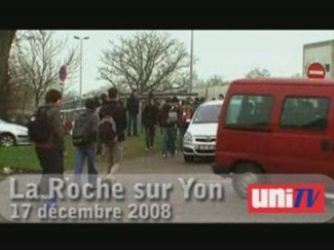 L'UNI La Roche sur Yon à propos de la réforme des lycées