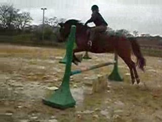 2007fev Eléa et Eloise CSO