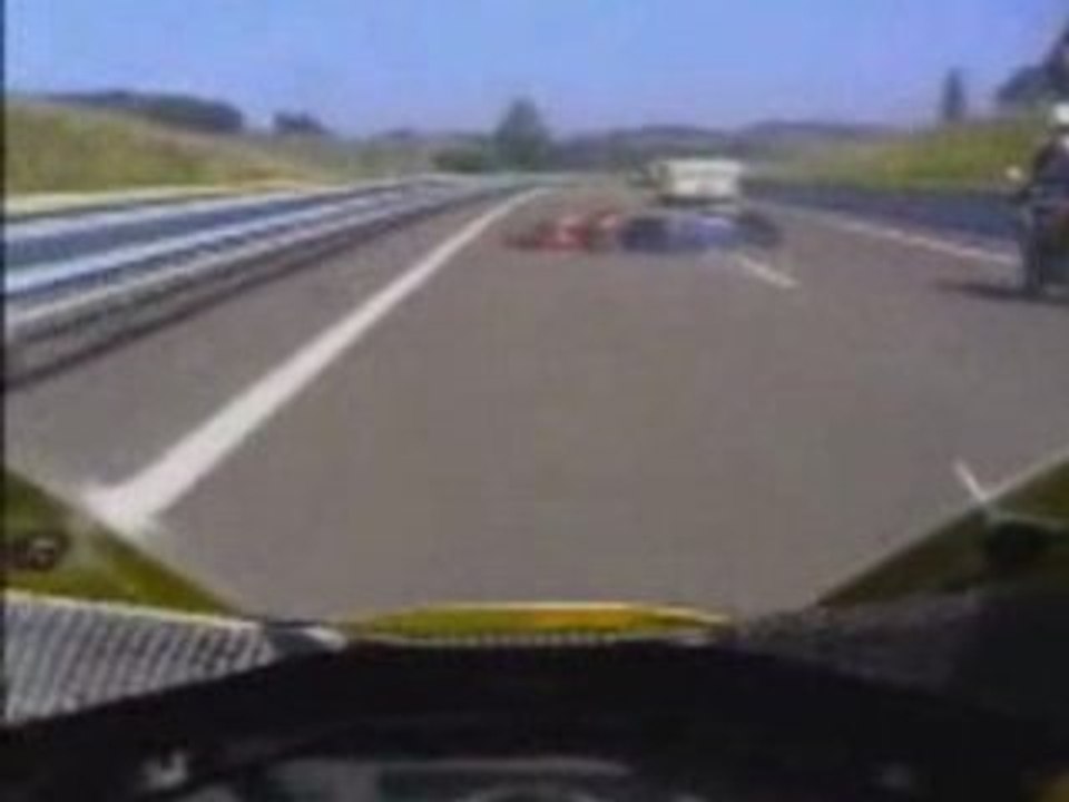 Motor Cycle Crash Caught Live