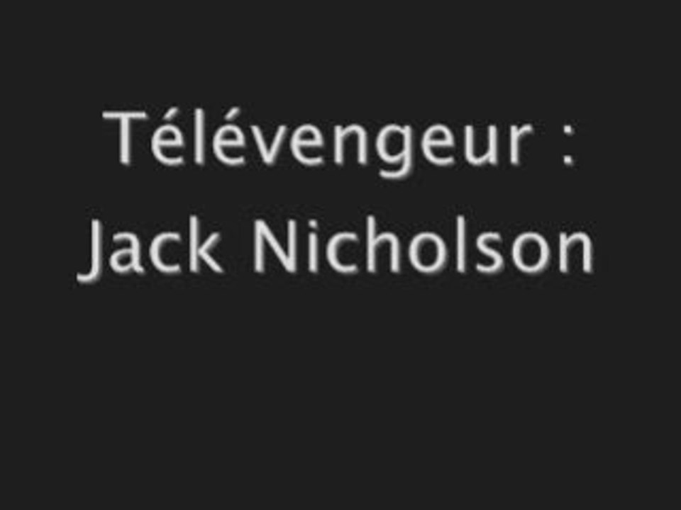 Télévengeur Jack Nicholson