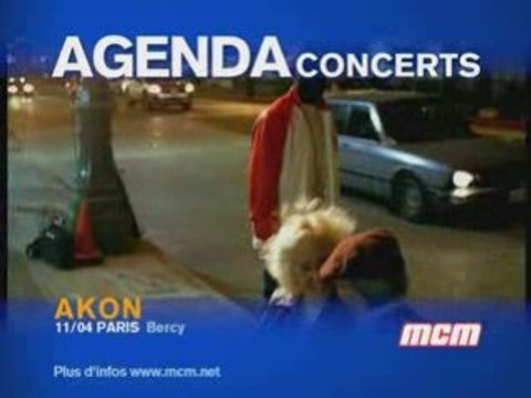 AKON bercy pub mtv 11 AVRIL 2009