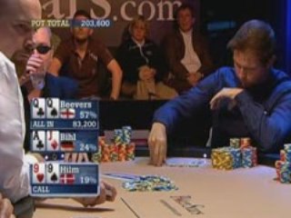 Poker EPT 3 Monte Carlo Bihl eliminated in 3 way pot