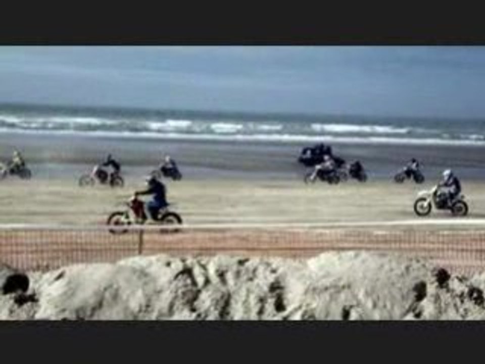 Départ Enduropale Touquet 2009