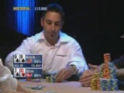 Poker EPT 3 Monte Carlo Arieh eliminated by Hilm