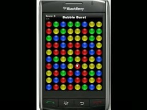 Tafasa Apps: Bubble Burst (For BlackBerry Storm)
