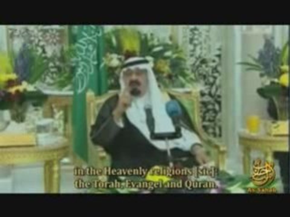 le roi de l'arabie veut fonder une nouvelle religion