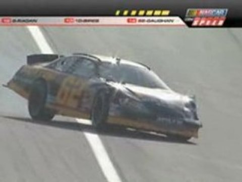 Nascar Nationwide las vegas 2009 practice crash gaughan