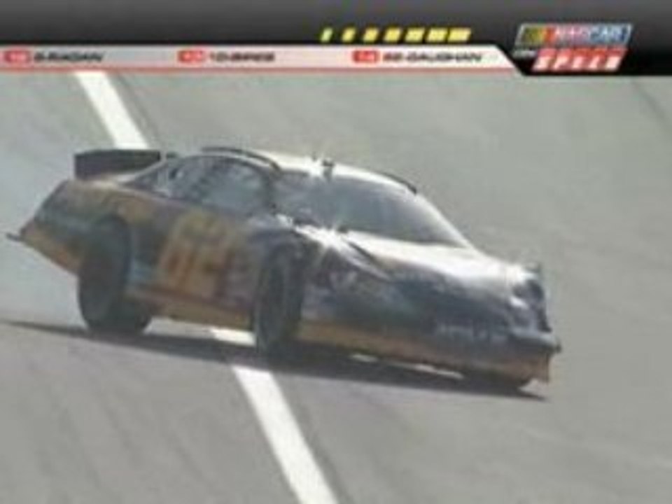 Nascar Nationwide las vegas 2009 practice crash gaughan