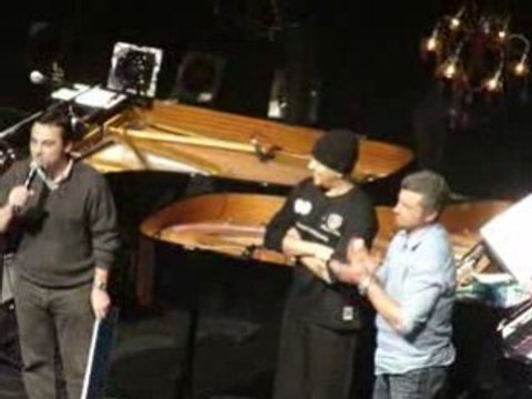 Pascal Obispo et Yves Foulon .