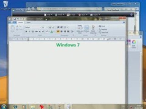 Windows 7 - Secouer la fenêtre pour nettoyer le bureau
