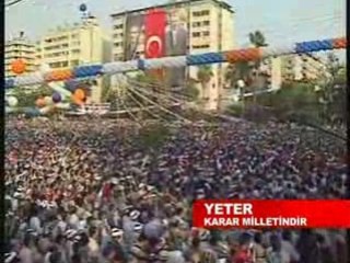 Ak Parti Adana Mitingi Durmak Yok Yola Devam