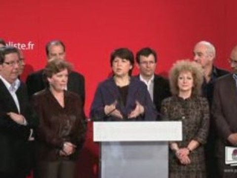 Conseil national : Point presse de Martine Aubry