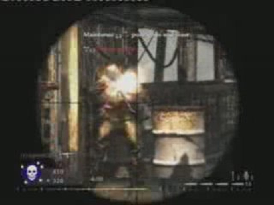 Ma première vidéo sniper