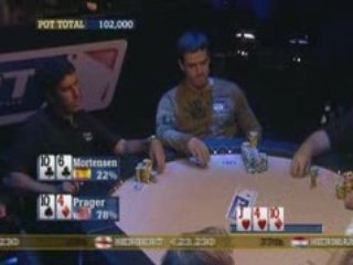 Poker EPT 3 Monte Carlo Prager bets out vs Mortensen