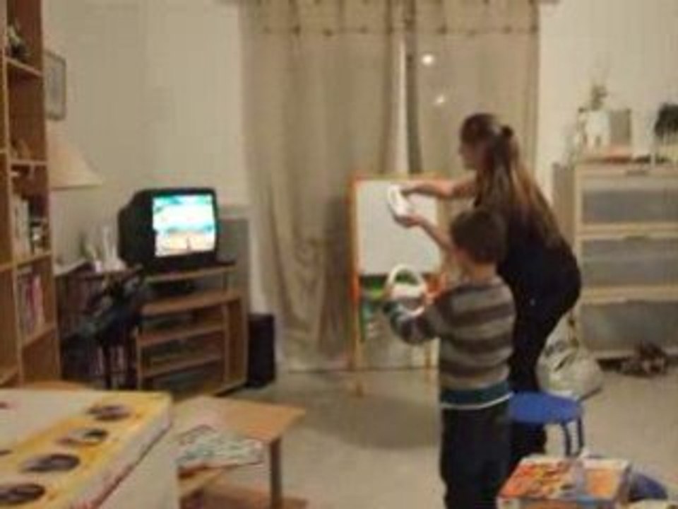 Mary vs Esteban sur MarioKart