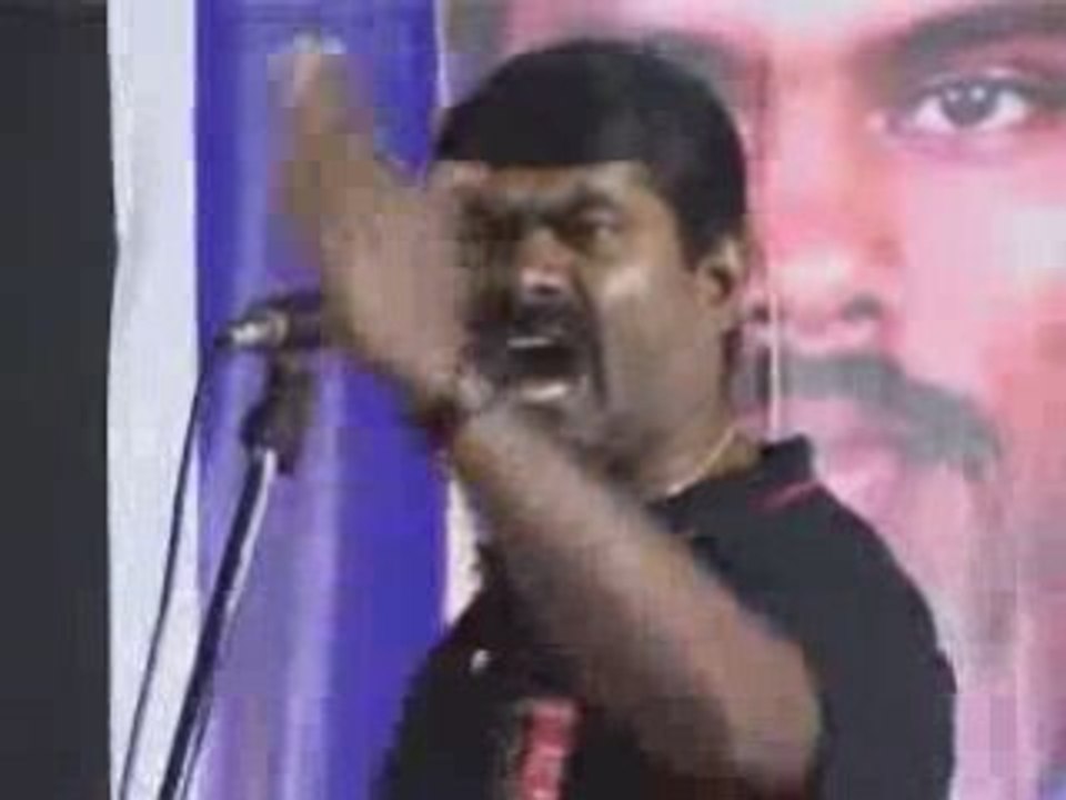 Seeman speech at m.g.r. nagar chennai by veeraraghavan