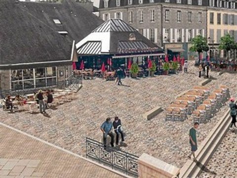 Parvis des Halles Saint-François