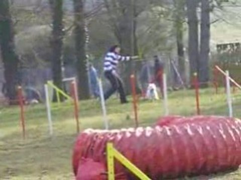 Entrainement d'agility 01/03/2009 Kitty 1er passage