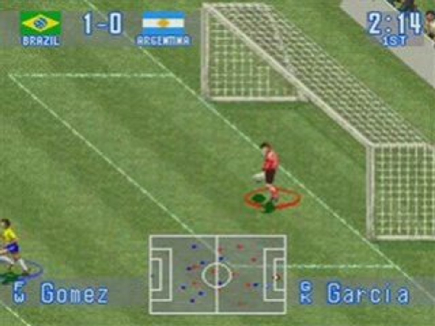 International Superstar Soccer (SNES)-Brazil Vs Argentina 1 - video  dailymotion