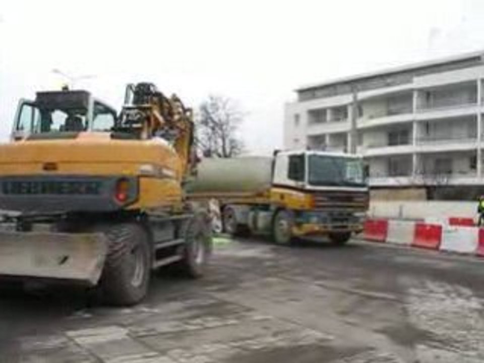 Nantes : travaux bd Einstein (1)