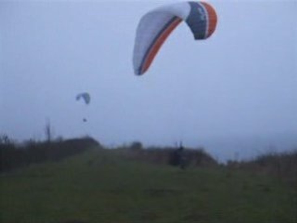 1.3.2009 Gleitschirm Fliegen mit Sonne ohne Ende