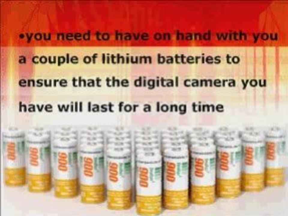 Move With The Times With Lithium Camera Batteries