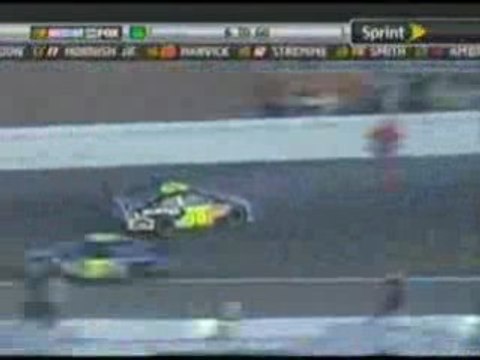 Nascar Sprint Cup shelby 427 2009 crash Jimmie Johnson