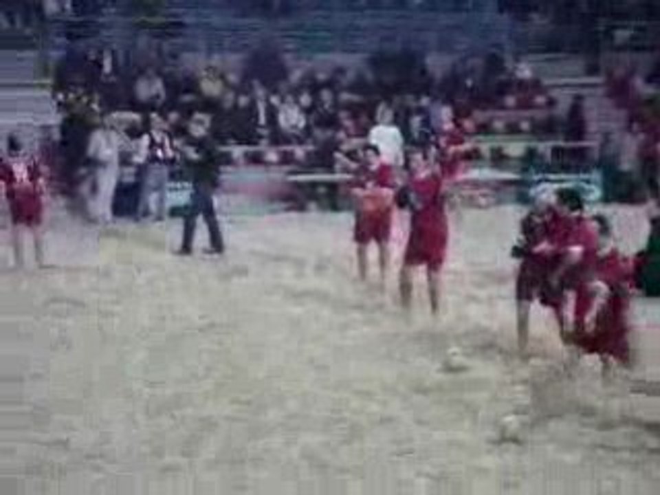 Eric Cantona au rock'n'beach soccer 2009