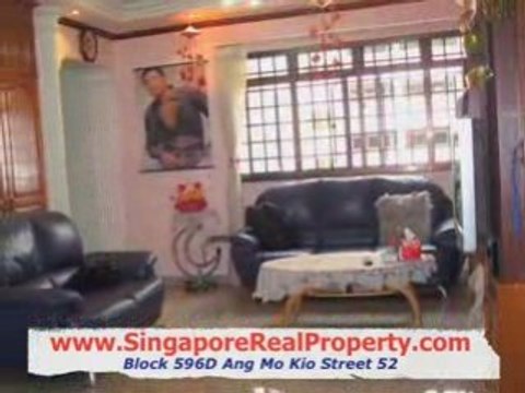 Singapore HDB Property For Sale - 596D Ang Mo Kio Estate