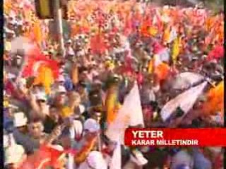 AK Parti Aydin Mitingi Durmak Yok Yola Devam