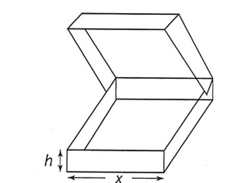 60. Boîte de volume donné et d'aire minimale-cdp