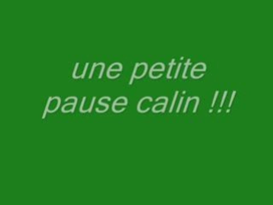 Une petite pause calin