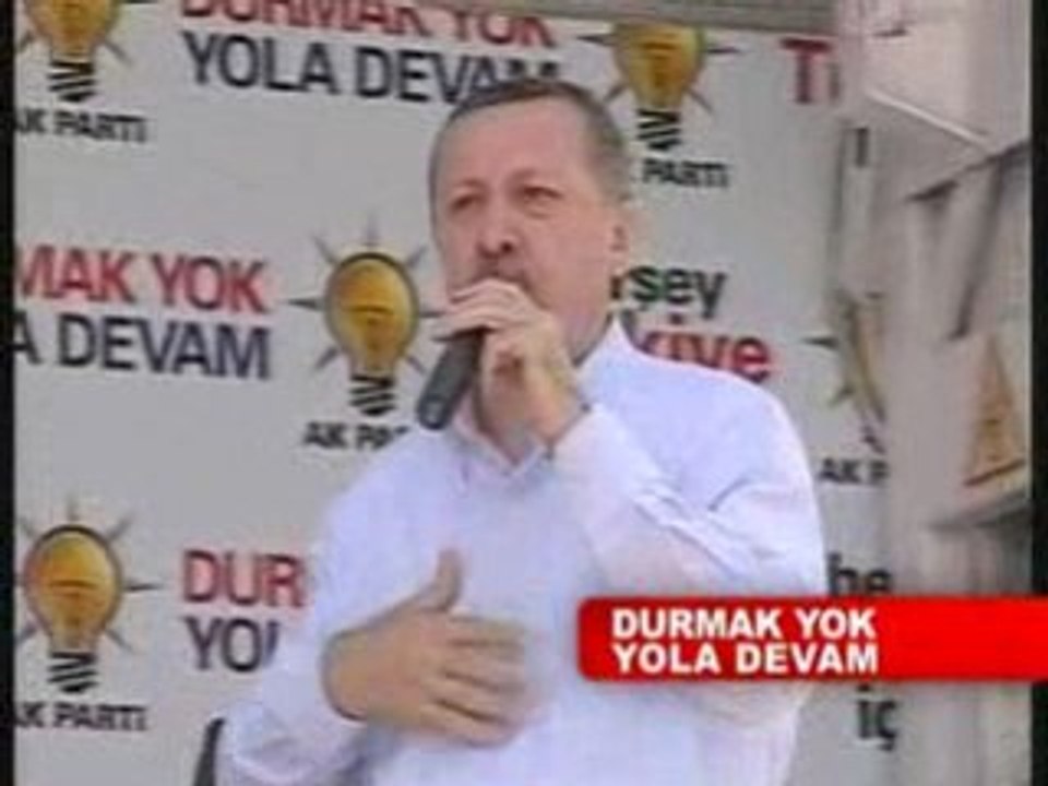 Ak Parti Bingöl Mitingi Durmak Yok Yola Devam