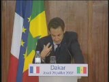 Sarkozy discours de  Dakar - part 2