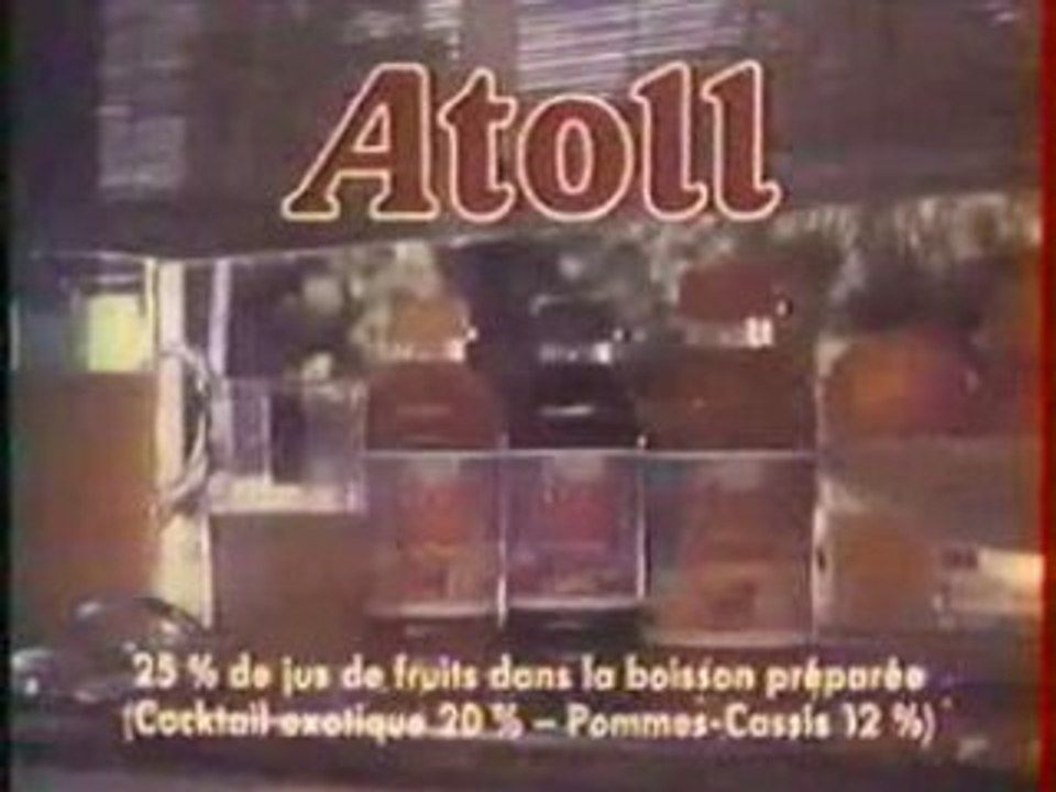 Pub pour boisson Atoll 1982