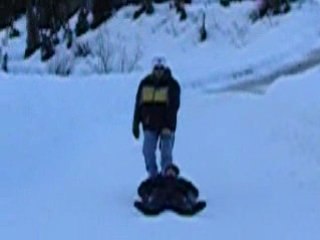 avalancha en la nieve