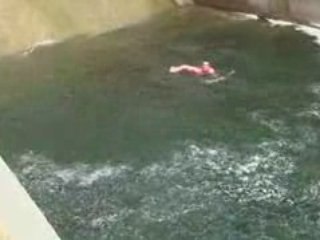 Long toboggan naturel