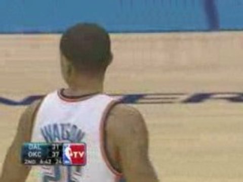 NBA Wilkins hits Westbrook with a sweet pass for the jam.