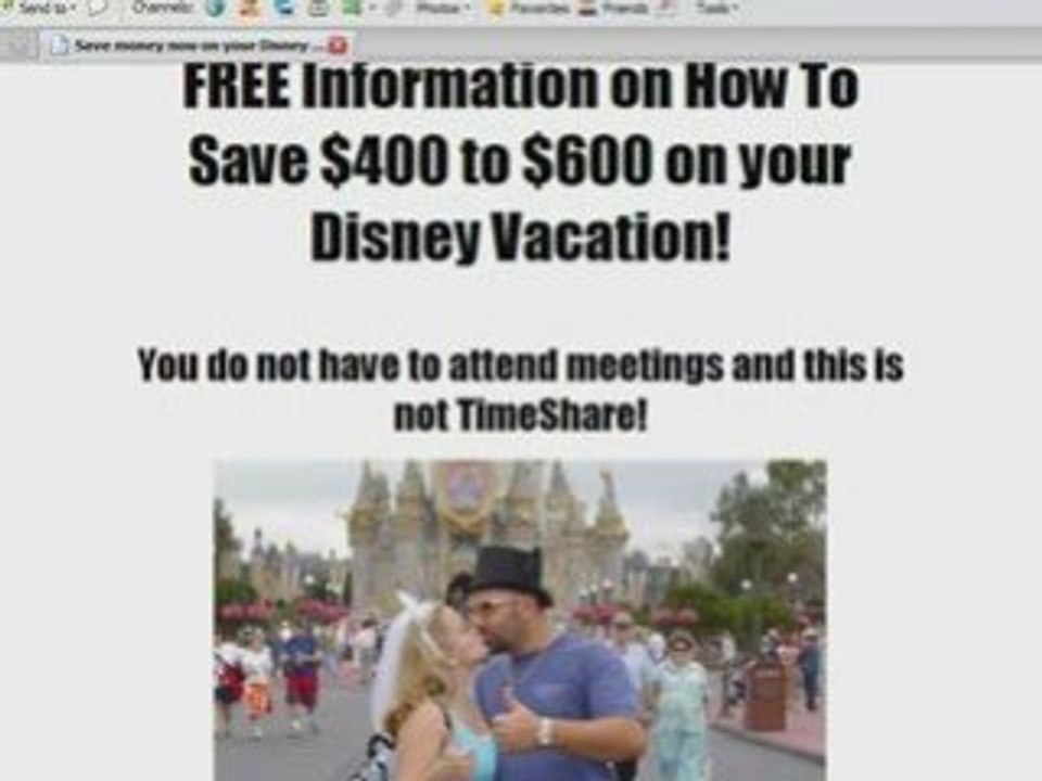 Disney Vacation Save Travel Stay Disney Discount